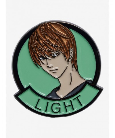 Death Note Light Profile Enamel Pin $3.66 Pins