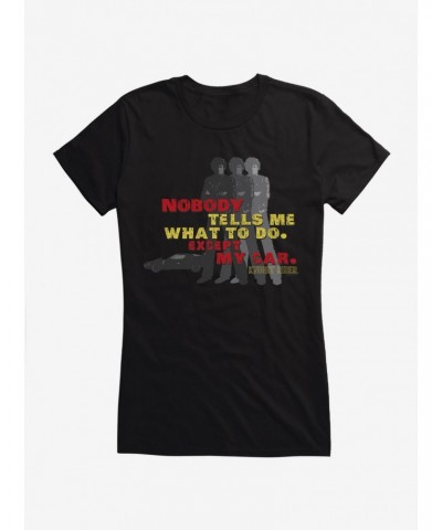 Knight Rider Nobody Tells Me What To Do Girls T-Shirt $7.77 T-Shirts