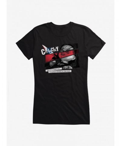 Chucky Eat Your Heart Out Girls T-Shirt $11.70 T-Shirts