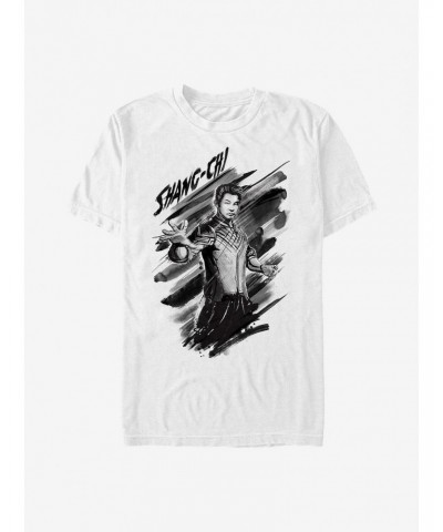 Marvel Shang-Chi And The Legend Of The Ten Rings Shang-Chi Painted T-Shirt $7.17 T-Shirts