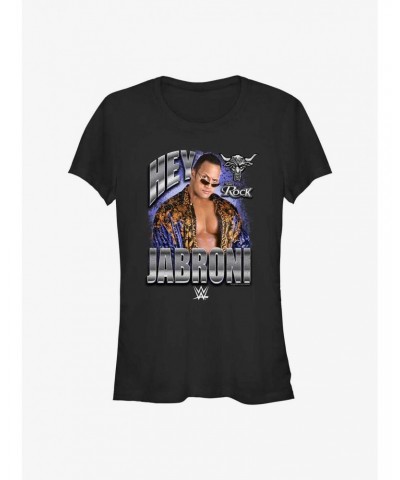 WWE The Rock Hey Jabroni Girls T-Shirt $8.96 T-Shirts