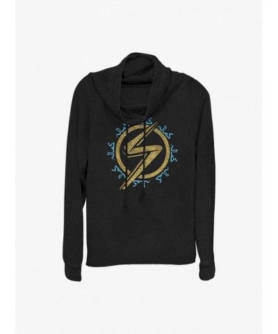 Marvel Ms. Marvel Icon Cowlneck Long-Sleeve Girls Top $12.57 Tops
