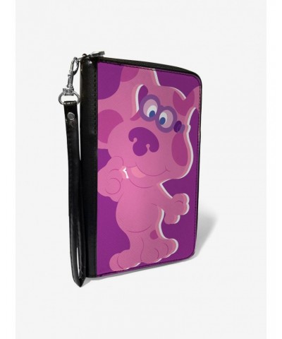 Blue's Clues Magenta Full Body Smiling Pose Zip Around Wallet $13.26 Wallets