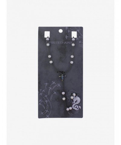 Studio Ghibli Spirited Away Lilac Haku Rosary Necklace $5.55 Necklaces