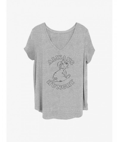 Disney 101 Dalmatians Always Hungry Roly Girls T-Shirt Plus Size $11.10 T-Shirts