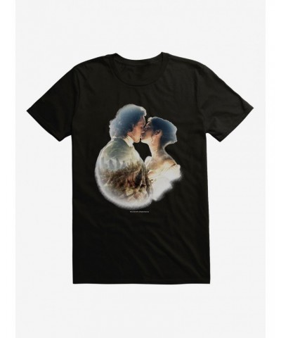 Outlander Claire and Jamie Kiss T-Shirt $8.37 T-Shirts