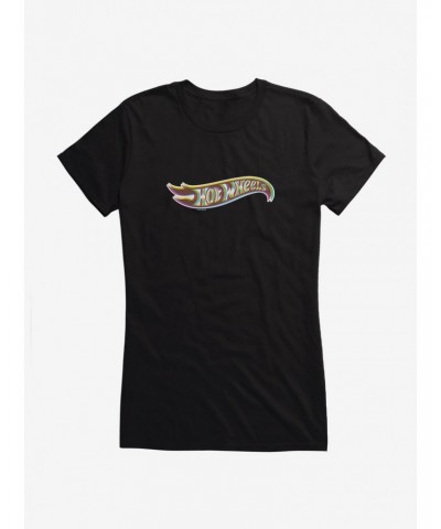 Hot Wheels 3D Colors Logo Girls T-Shirt $9.96 T-Shirts