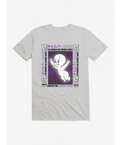 Casper The Friendly Ghost Virtual Raver Number One T-Shirt $10.52 T-Shirts