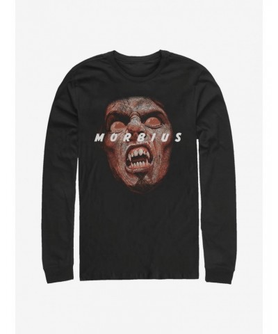 Marvel Morbius Deadly Face Long-Sleeve T-Shirt $10.79 T-Shirts