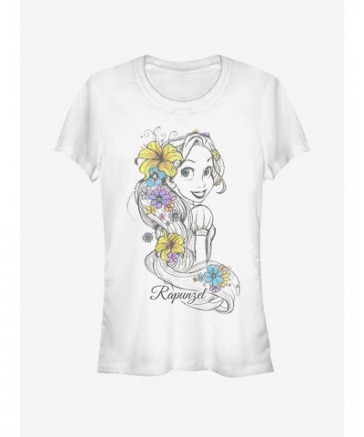 Disney Tangled Rapunzel Sketch Girls T-Shirt $6.31 T-Shirts