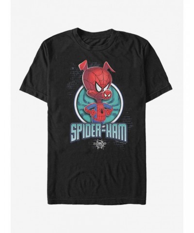Marvel Spider-Man: Into The Spider-Verse Spider-Ham T-Shirt $5.59 T-Shirts