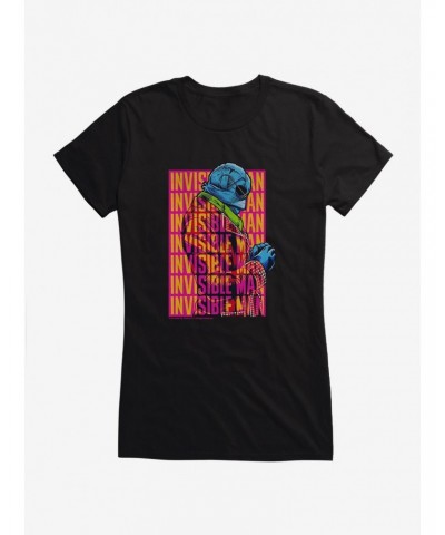 The Invisible Man Lettering Girls T-Shirt $8.76 T-Shirts