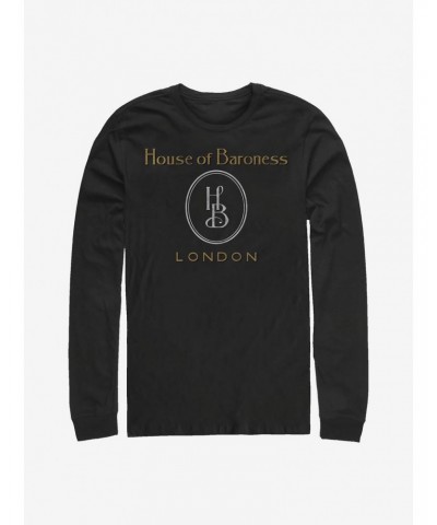 Disney Cruella House Of Baroness Logo Long-Sleeve T-Shirt $10.86 T-Shirts
