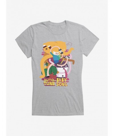 Adventure Time Auto-Tune Baby Song Girls T-Shirt $7.37 T-Shirts