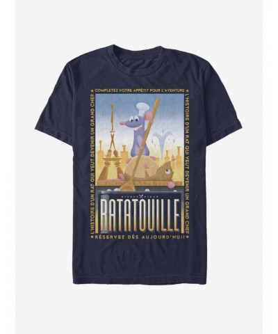 Disney Pixar Ratatouille Un Grand Chef Poster T-Shirt $7.27 T-Shirts