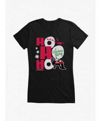 A Christmas Story Ho Ho Ho Cool Santa Girls T-Shirt $7.97 T-Shirts
