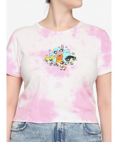 The Powerpuff Girls Tie-Dye Girls Baby T-Shirt Plus Size $5.44 T-Shirts