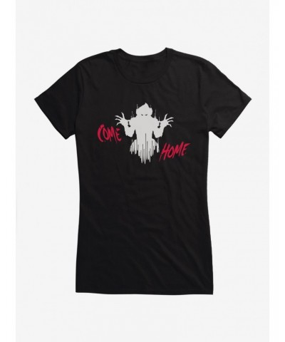 IT Chapter Two Pennywise Shadow Come Home Red Script Girls T-Shirt $9.16 T-Shirts